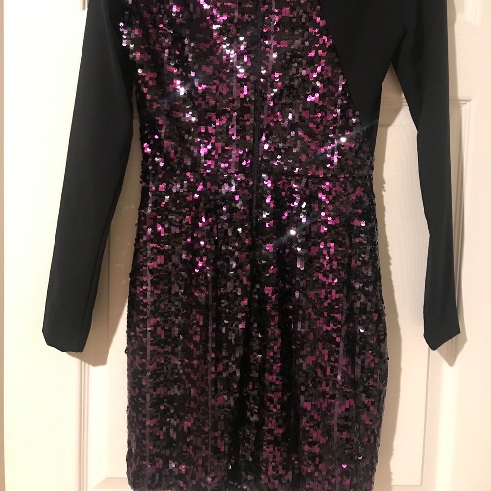 ✨HP✨NWT Parker Black Sequin Dress - Picture 4 of 7